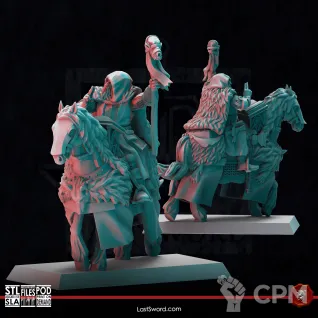 Описание картинки Wolf Priest Horse от 3Д-Печка по цене 400руб | Свободный Рынок Миниатюр - СРМ