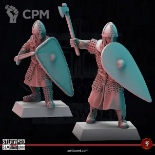 Описание картинки Normans-HeavyInfantry PoleArm Shields от 3Д-Печка по цене 900руб | Свободный Рынок Миниатюр - СРМ