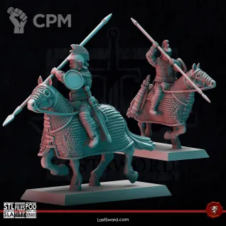 Описание картинки Late Roman Cataphracts от Manufactorum76 по цене 3 400руб | Свободный Рынок Миниатюр - СРМ