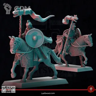 Описание картинки Late Roman Cataphracts Command Group от Manufactorum76 по цене 1 350руб | Свободный Рынок Миниатюр - СРМ