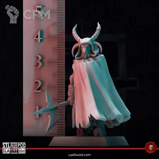 Описание картинки Executioner With Cloack от 3Д-Печка по цене 250руб | Свободный Рынок Миниатюр - СРМ