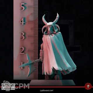 Описание картинки Beastmen Executioner with Cloack от Manufactorum76 по цене 250руб | Свободный Рынок Миниатюр - СРМ