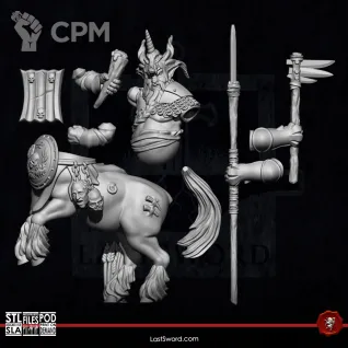 Описание картинки Centaur Hero от Manufactorum76 по цене 250руб | Свободный Рынок Миниатюр - СРМ