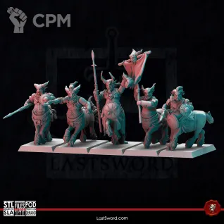 Описание картинки Centaurs от Manufactorum76 по цене 2 100руб | Свободный Рынок Миниатюр - СРМ