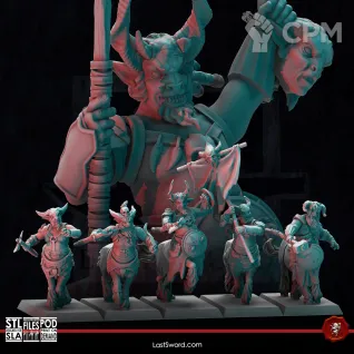 Описание картинки Centaurs от Manufactorum76 по цене 2 100руб | Свободный Рынок Миниатюр - СРМ