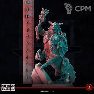 Описание картинки Great Dragon Ogre от Manufactorum76 по цене 1 900руб | Свободный Рынок Миниатюр - СРМ