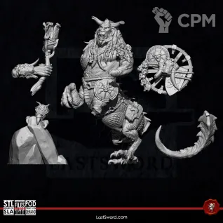 Описание картинки Great Dragon Ogre от Manufactorum76 по цене 1 900руб | Свободный Рынок Миниатюр - СРМ