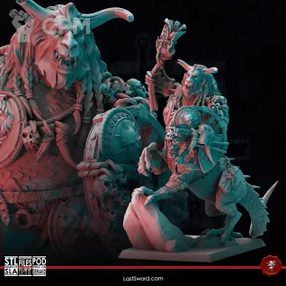 Описание картинки Great Dragon Ogre от Manufactorum76 по цене 1 900руб | Свободный Рынок Миниатюр - СРМ