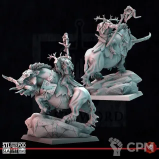 Описание картинки Hortgul The Swinecaller от Manufactorum76 по цене 2 000руб | Свободный Рынок Миниатюр - СРМ