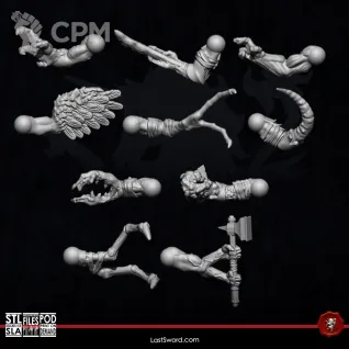 Описание картинки Beastmen Longhorn Bestigors Upgrade от 3Д-Печка по цене 400руб | Свободный Рынок Миниатюр - СРМ