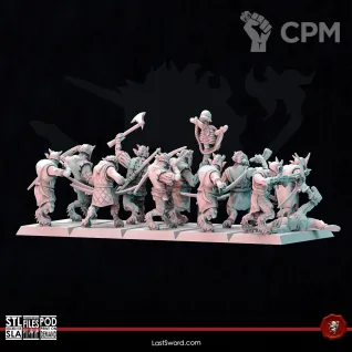 Описание картинки Mongrel archers herd от 3Д-Печка по цене 1 200руб | Свободный Рынок Миниатюр - СРМ