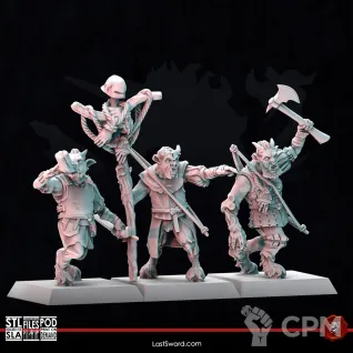 Описание картинки Mongrel archers herd от 3Д-Печка по цене 1 200руб | Свободный Рынок Миниатюр - СРМ