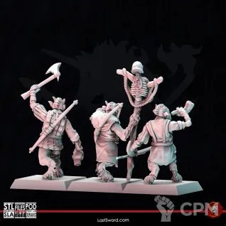 Описание картинки Mongrel archers herd от 3Д-Печка по цене 1 200руб | Свободный Рынок Миниатюр - СРМ