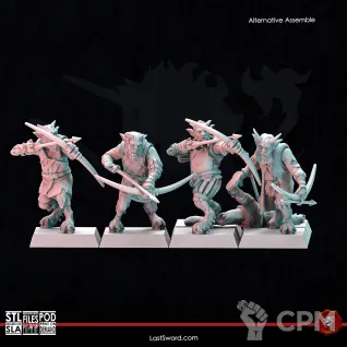 Описание картинки Mongrel archers herd от 3Д-Печка по цене 1 200руб | Свободный Рынок Миниатюр - СРМ
