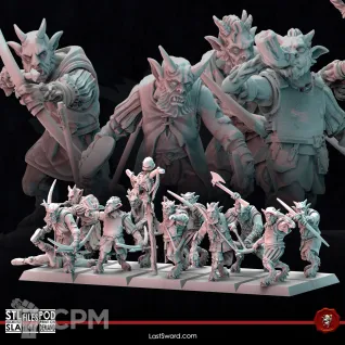 Описание картинки Mongrel archers herd от 3Д-Печка по цене 1 200руб | Свободный Рынок Миниатюр - СРМ