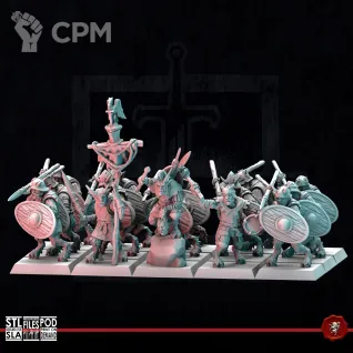 Описание картинки Mongrel Herd Spears and Javalins от Manufactorum76 по цене 1 400руб | Свободный Рынок Миниатюр - СРМ