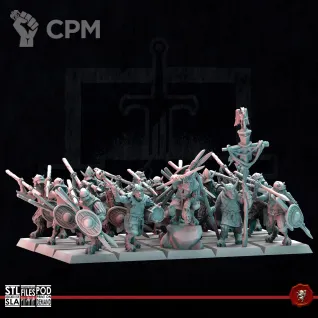 Описание картинки Mongrel Herd Spears and Javalins от Manufactorum76 по цене 1 400руб | Свободный Рынок Миниатюр - СРМ