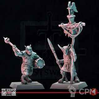 Описание картинки Mongrel Herd Spears and Javalins от Manufactorum76 по цене 1 400руб | Свободный Рынок Миниатюр - СРМ