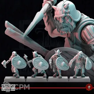 Описание картинки Mongrel Herd Spears and Javalins от Manufactorum76 по цене 1 400руб | Свободный Рынок Миниатюр - СРМ