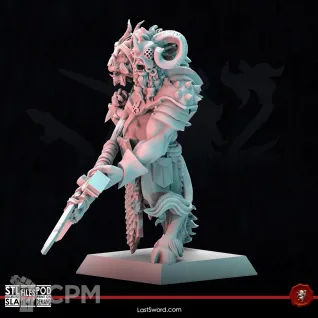 Описание картинки Beastmen Mutant Warlord от 3Д-Печка по цене 250руб | Свободный Рынок Миниатюр - СРМ