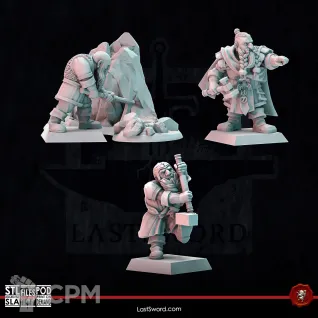 Описание картинки Dwarf Catapults от 3Д-Печка по цене 2 500руб | Свободный Рынок Миниатюр - СРМ
