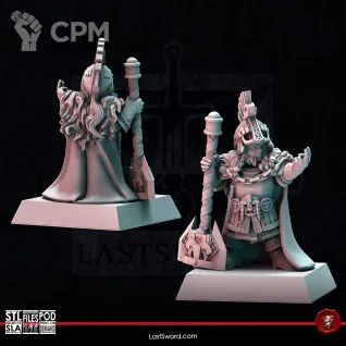 Описание картинки Dwarves Clan Heir on Oath Stone от Recruiter по цене 650руб | Свободный Рынок Миниатюр - СРМ