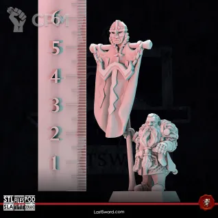 Описание картинки Dwarf Army Bearer от 3Д-Печка по цене 250руб | Свободный Рынок Миниатюр - СРМ