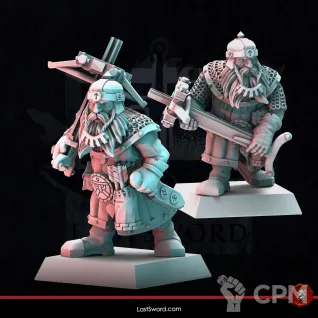 Описание картинки Dwarfs Crossbow от 3Д-Печка по цене 1 100руб | Свободный Рынок Миниатюр - СРМ