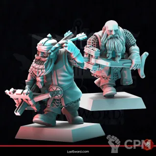 Описание картинки Dwarfs Crossbow от 3Д-Печка по цене 1 100руб | Свободный Рынок Миниатюр - СРМ