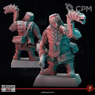 Описание картинки Dwarf Handgunners от 3Д-Печка по цене 1 000руб | Свободный Рынок Миниатюр - СРМ