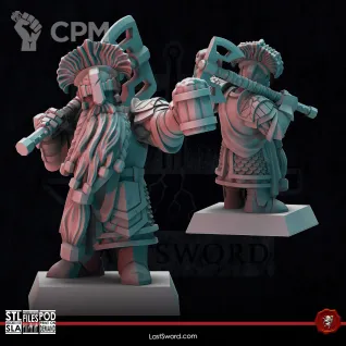 Описание картинки Veteran Dwarfs от 3Д-Печка по цене 1 200руб | Свободный Рынок Миниатюр - СРМ