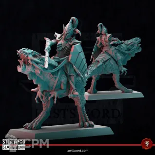 Описание картинки Fallen Princess On Raptor от Manufactorum76 по цене 350руб | Свободный Рынок Миниатюр - СРМ