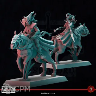 Описание картинки Vestals on Horse от Manufactorum76 по цене 3 000руб | Свободный Рынок Миниатюр - СРМ