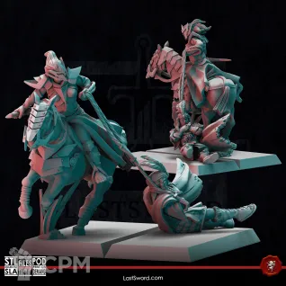 Описание картинки Vestals on Horse от Manufactorum76 по цене 3 000руб | Свободный Рынок Миниатюр - СРМ