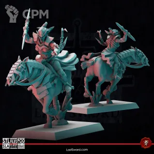 Описание картинки Vestals on Horse от Manufactorum76 по цене 3 000руб | Свободный Рынок Миниатюр - СРМ