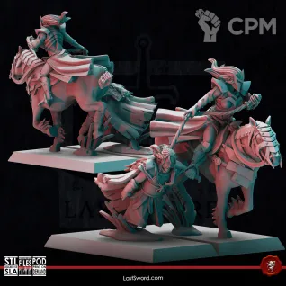 Описание картинки Vestals on Horse от Manufactorum76 по цене 3 000руб | Свободный Рынок Миниатюр - СРМ