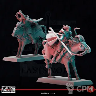 Описание картинки Tor Rufane Guardians on Horse от Manufactorum76 по цене 3 150руб | Свободный Рынок Миниатюр - СРМ