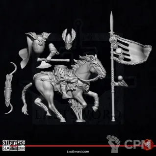 Описание картинки Tor Rufane Guardians on Horse от Manufactorum76 по цене 3 150руб | Свободный Рынок Миниатюр - СРМ