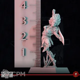 Описание картинки Tree kin Bladedancer Hero от Manufactorum76 по цене 150руб | Свободный Рынок Миниатюр - СРМ