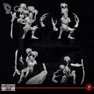 Описание картинки Gloom Groove Sentinels от Manufactorum76 по цене 1 650руб | Свободный Рынок Миниатюр - СРМ