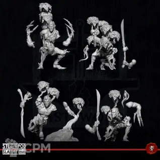 Описание картинки Gloom Groove Sentinels от Manufactorum76 по цене 1 650руб | Свободный Рынок Миниатюр - СРМ