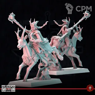 Описание картинки Ladies of Spine on Roedeer от Manufactorum76 по цене 1 500руб | Свободный Рынок Миниатюр - СРМ