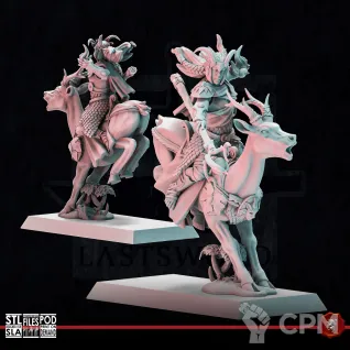 Описание картинки Ladies of Spine on Roedeer от Manufactorum76 по цене 1 500руб | Свободный Рынок Миниатюр - СРМ