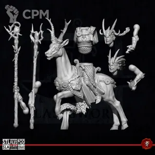 Описание картинки Ladies of Spine on Roedeer от Manufactorum76 по цене 1 500руб | Свободный Рынок Миниатюр - СРМ