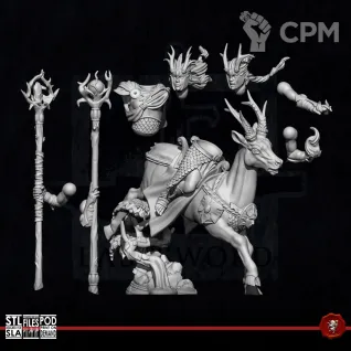 Описание картинки Ladies of Spine on Roedeer от Manufactorum76 по цене 1 500руб | Свободный Рынок Миниатюр - СРМ