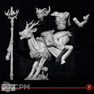 Описание картинки Ladies of Spine on Roedeer от Manufactorum76 по цене 1 500руб | Свободный Рынок Миниатюр - СРМ