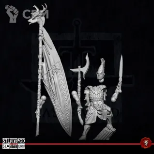 Описание картинки Tree Kin Army Bearer on foot от Manufactorum76 по цене 175руб | Свободный Рынок Миниатюр - СРМ