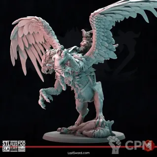 Описание картинки High KIng on Griffin от Recruiter по цене 2 500руб | Свободный Рынок Миниатюр - СРМ