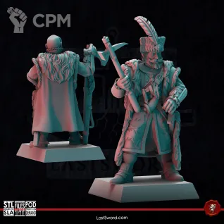 Описание картинки Boyar on Foot от Manufactorum76 по цене 175руб | Свободный Рынок Миниатюр - СРМ