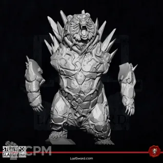 Описание картинки Elemental Bear от Manufactorum76 по цене 3 000руб | Свободный Рынок Миниатюр - СРМ